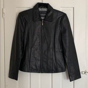 Adler Collection Women’s Black Leather Jacket S
